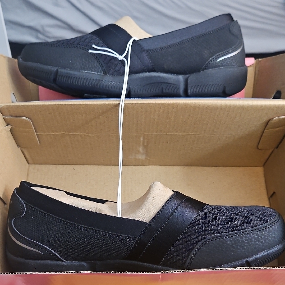 Skechers Black Slip-On Loafers